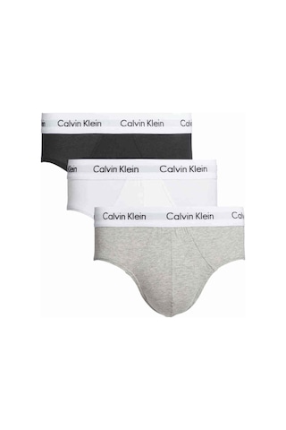 Calvin Klein Erkek Siyah - Beyaz - Gri Slip Külot-12945 998
