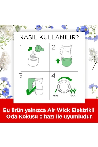 Air Wick Elektrikli Oda Kokusu Yedek Şişe Temizliğin Esintisi x 2