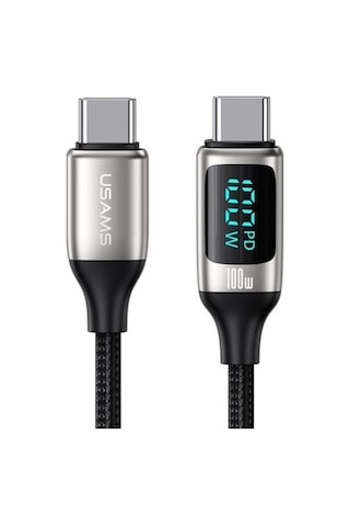 Didadodo Usams Sj546 Dijital Göstergeli Çipli, 1.2m Pd 100w Ty Örgülü