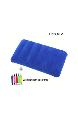 Trendooze Yatak Kamping Seyahat Şişme Yastık Pompa Portatif Gri Gri