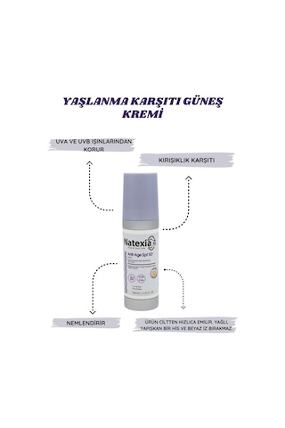 Natexia Yaşlanma Karşıtı Ve Aydınlatıcı Anti-age Güneş Koruyucu Losyon SPF50+ 100 Ml