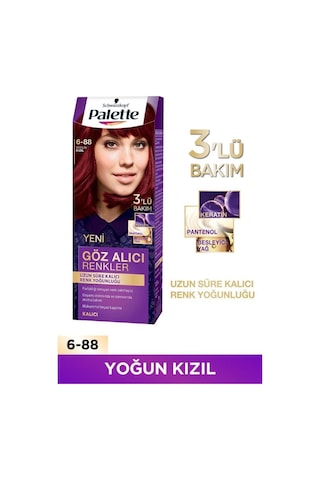 Palette Göz Alıcı Renkler 6 - 88 Yoğun Kızıl X 2 Adet