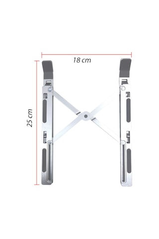 Notebook Laptop Standı Alüminyum Taşınabilir Tablet Ve Notebook Sehbası