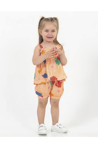 Harika Kids Kız Bebek Tunik Model Şortlu Alt-üst Takım 001