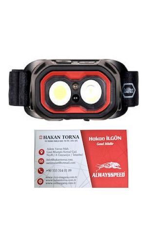 Rico 013-rc0042 Şarjlı Led Kafa Lambası 800 Lümen - Kamp, Balıkçılık Ve Tamir İçin Beyaz