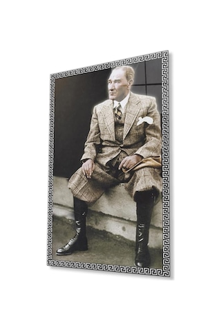 Atatürk Cam Tablo 4mm Dayanıklı Temperli Cam, Atatürk Glass Wall Art293