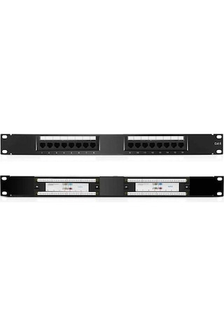 16 Port Cat6 Patch Panel 16 Port Ethernet Panel