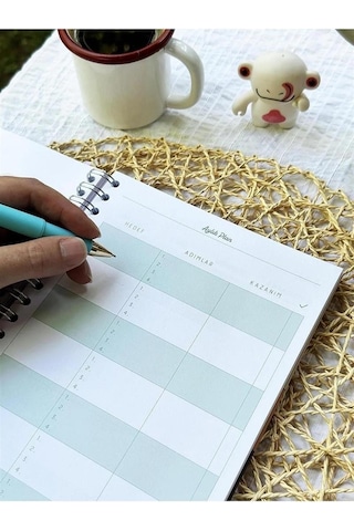 Victoria's Journals Akademik Ajanda 2023 - 2024 Haftalık Spiralli Sert Kapak 17 x 24 CM 23-9114 Çok Renkli