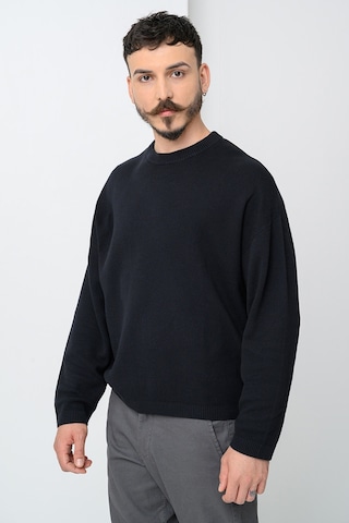 Jack & Jones Erkek Sweat 12283545 Siyah Siyah
