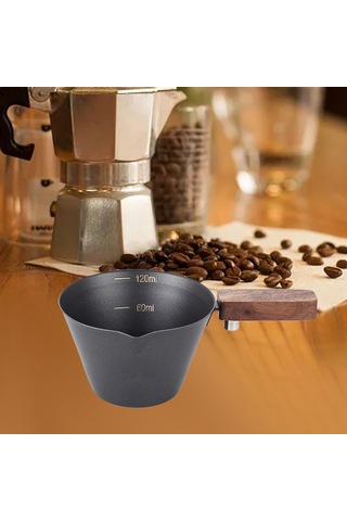 Suntek Paslanmaz Çelik Espresso Kupası 120ml Dökme Siyah