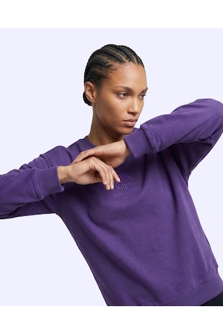 Kappa Milas Crewneck Kadın Dark Tone Comfort Sweatshirt
