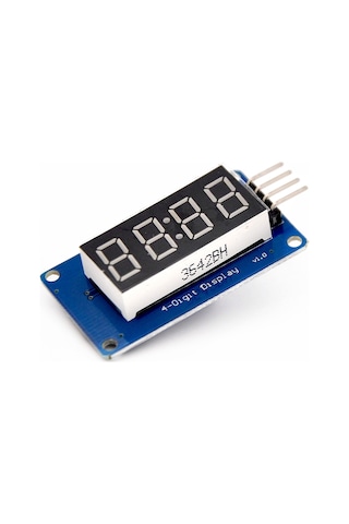 Alkatronik-Tm1637 4 Hane 4 Digit Dijital Seri 7 Segment Ekran Saat Iıc