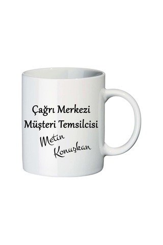 Çağrı Merkezi Personeline Hediye Isimli Erkek Kupa Bardak