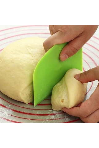 Trendooze Gaojunshop01 Yeşil 5li Pratik Pişirme Spatulası Kremalı Hamurlu Yağlı Yüzeyler İçin Kolay Temizlenir Yeşil Yeşil