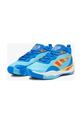 Puma Playmaker Erkek Mavi Spor Ayakkabı Beyaz - 600405938 Beyaz