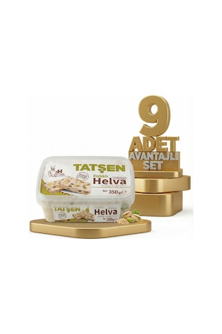 Tatşen Helva Fıstıklı 9x350 Gr
