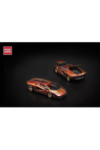 Pop Race Lamborghını Countach Lp 800-4 Blu Hal - 175 Resimdeki Renk
