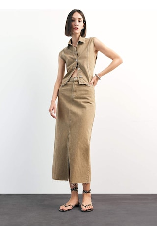 Defacto Long Fit Midi Jean Etek F9560ax25smbn306 Kahve