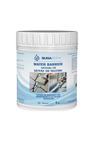 Suga Water Barrıer Specıal Pu Şeffaf Su Yalıtımı 1 Kg 1 KG