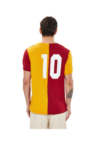 Gsstore Galatasaray Erkek Metin Oktay T-shirt E88098 Sarı - Kırmızı