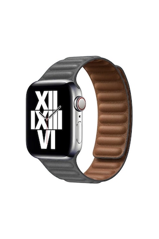 Watch 42mm Uyumlu Krd-34 Deri Mkst Kordon-siyah
