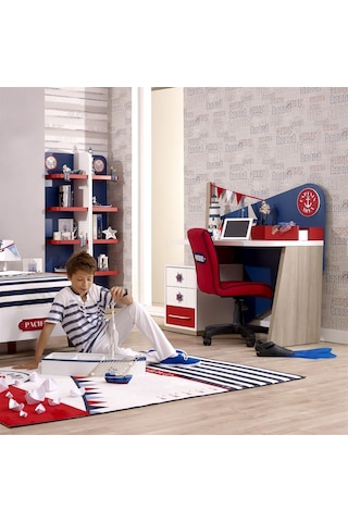 Meltem Kids Pacific Çocuk Odası Çalışma Masası Beyaz