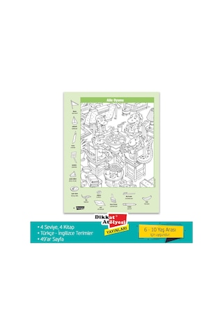 Pembelimon Hidden Pictures Gizli Resimler 4'Lü Set
