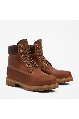 Timberland Timberland Premium 6 Inch Lace Up Waterp Erkek Bot-31877 Kahverengi