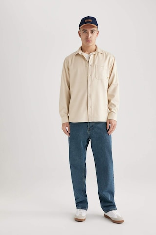 DeFacto Regular Fit Tensel Basic Düz Uzun Kollu Gömlek B3670AX24SPER235