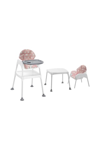 Moje Boom Çalışma Masalı Portatif Mama Sandalyesi + Yıldızlı Minder