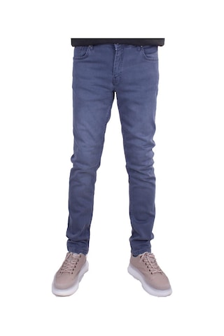 Twister Panama 748-04 Gri Düşük Bel Dar Paça Erkek Jeans Pantolon 001