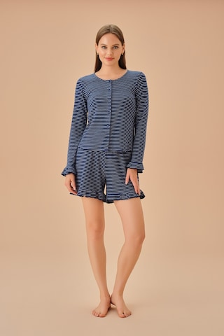 Suwen Elsa Maskülen Şort Takımı Sh25193667b956 Mavi