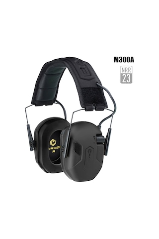 Earmor M300a Elektronik Atış Kulaklığı Kulak Koruması Siyah M300a-bk