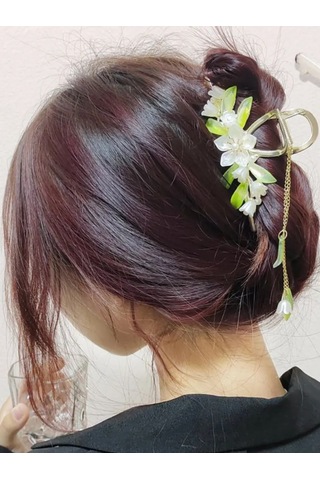 Catalea Family Saç İçin Yengeç Çiçekli 375583646 Beyaz