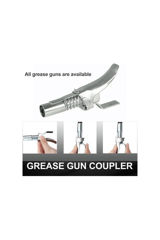 Lemestar Çift Kollü Otomatik Kilitleme Yağ Ucu, Tüm Tip Yağ Makineleri İle Uyumlu, Sızıntısız Kaliteli Çelik Yağlama Bağlantısı