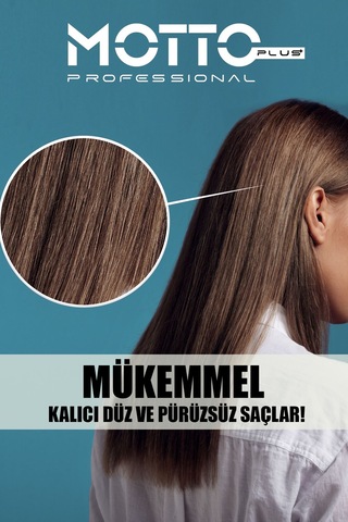 Motto Plus Professional Saç Pürüzsüzleştirici Ve Düzleştirici 2'li Saç Bakım Seti Köpük Keratin - Keratin & Biotin Serum