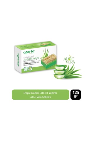 Doğal Kalıp Sabun 150gr - Aloe Veralı Kabak Lifli Adaçayı