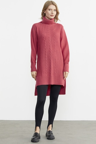 Tam Balıkçı Yaka Triko Tunik - Mercan Mercan