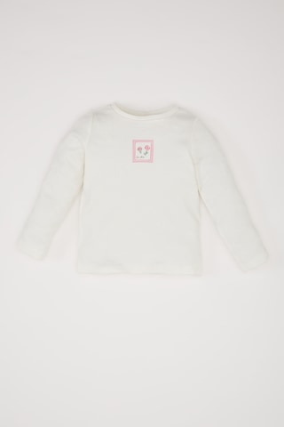 DeFacto Kız Bebek 2'li Takım Çiçekli Uzun Kollu Krinkıl Kumaş Tişört Salopet Tulum D9094A525SPPN262 Pembe