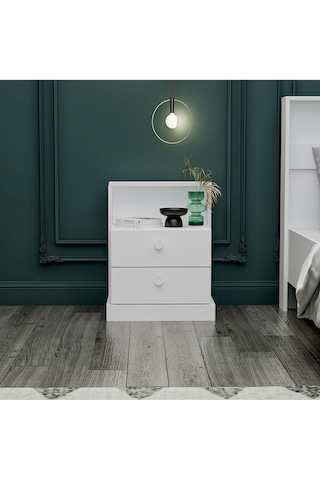 Life Komodin Beyaz Beyaz