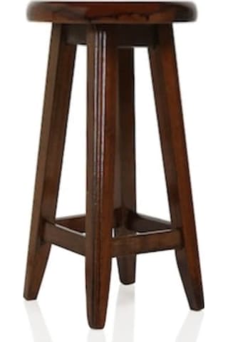 Ceviz Ahşap Bar Taburesi 60 CM