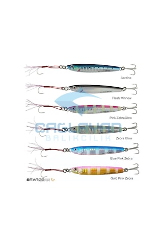 Savage Gear 3D Slim Minnow 8Gr 5,4 Cm Jig Suni Yem Pınk Glow Zebr (366855907)
