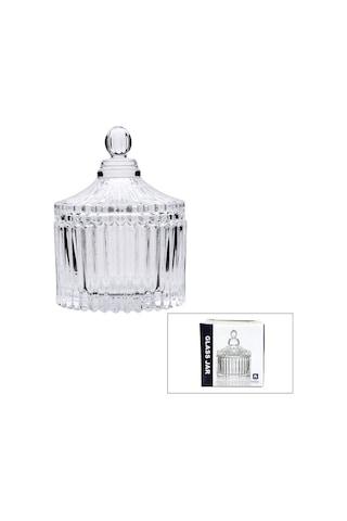 Glass Jar Tg-025-1 Cam Lokumluk Ve Şekerlik Diğer