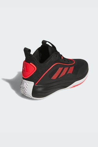 Adidas Ownthegame 3.0 Erkek Basketbol Ayakkabısı Jr6673 Siyah Orta Bilekli, Yastıklamalı Taban Siyah - Kırmızı