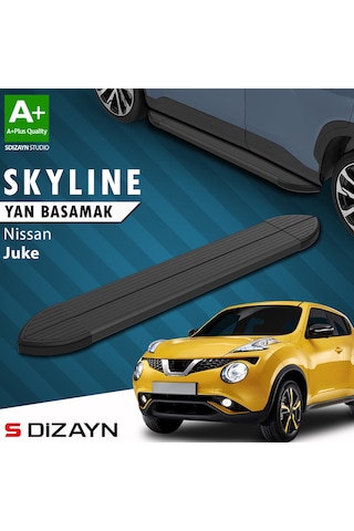 S-dizayn Nissan Juke Skyline Siyah Yan Basamak 173 Cm 2010-2018 A+ Kalite
