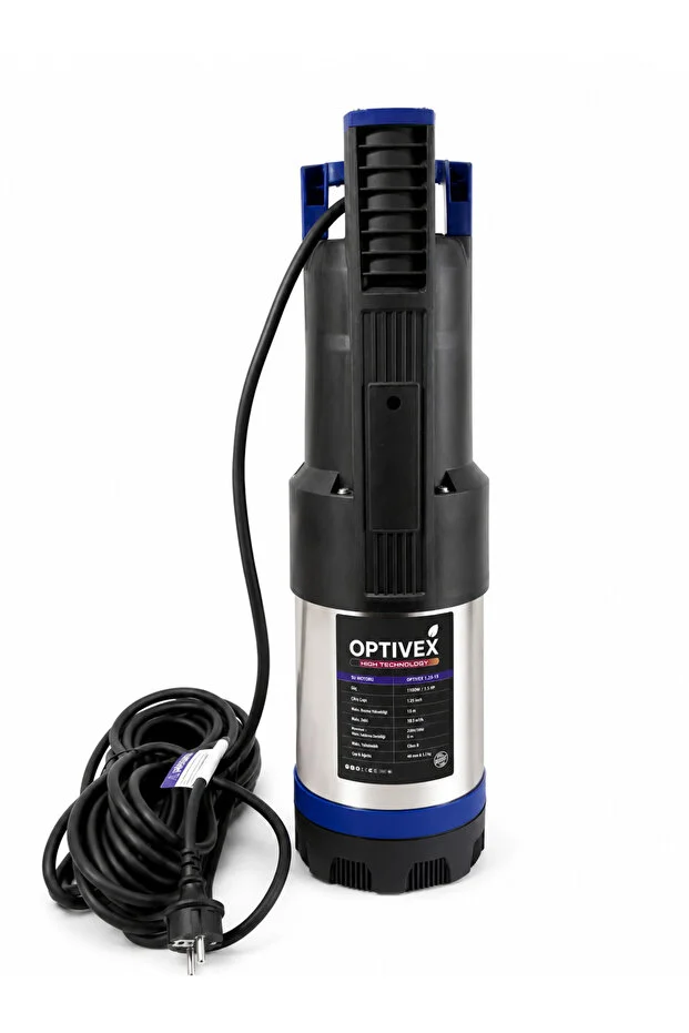 1.1 Hp Flatörlü Keson Kuyu Dalgıç Pompa 800w 1.1hp 37 Metre Dik 400 Metre Yatay Basma