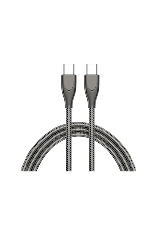 Enkay Enk-cb129 Pd 65w Type-c To Type-c Karbon Çeliği Hidrolik Spiral Hızlı Şarj Veri Kablosu, Uzunluk 1m Kırmızı