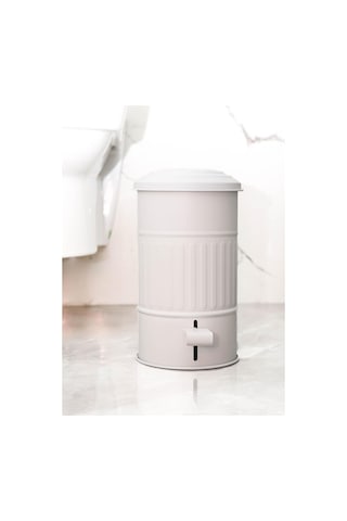 The Mia Çöp Kovası Banyo 5 Lt Beyaz Mgl0009 Beyaz