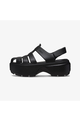 Crocs Stomp Fisherman Kadın Siyah Sandalet 209938 Siyah