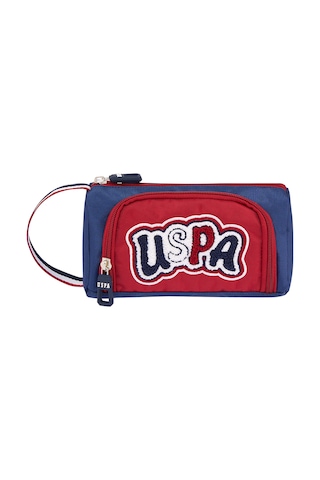 U.s. Polo Assn.plklk25014 Kalem Çantası Lacivert - Kırmızı